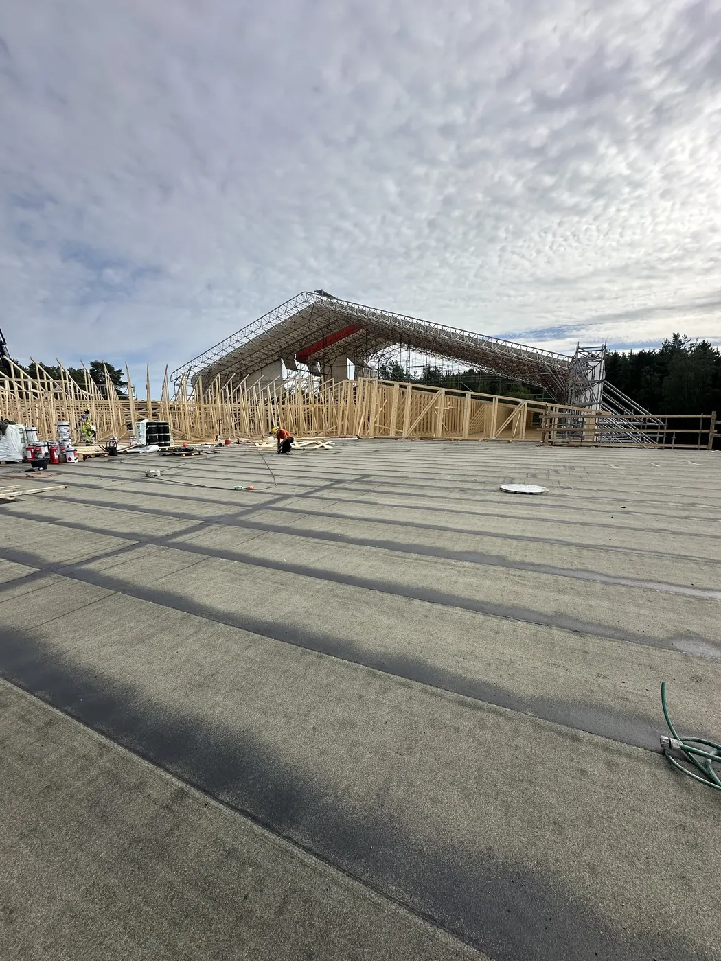 HuopaKuningas felt roof project